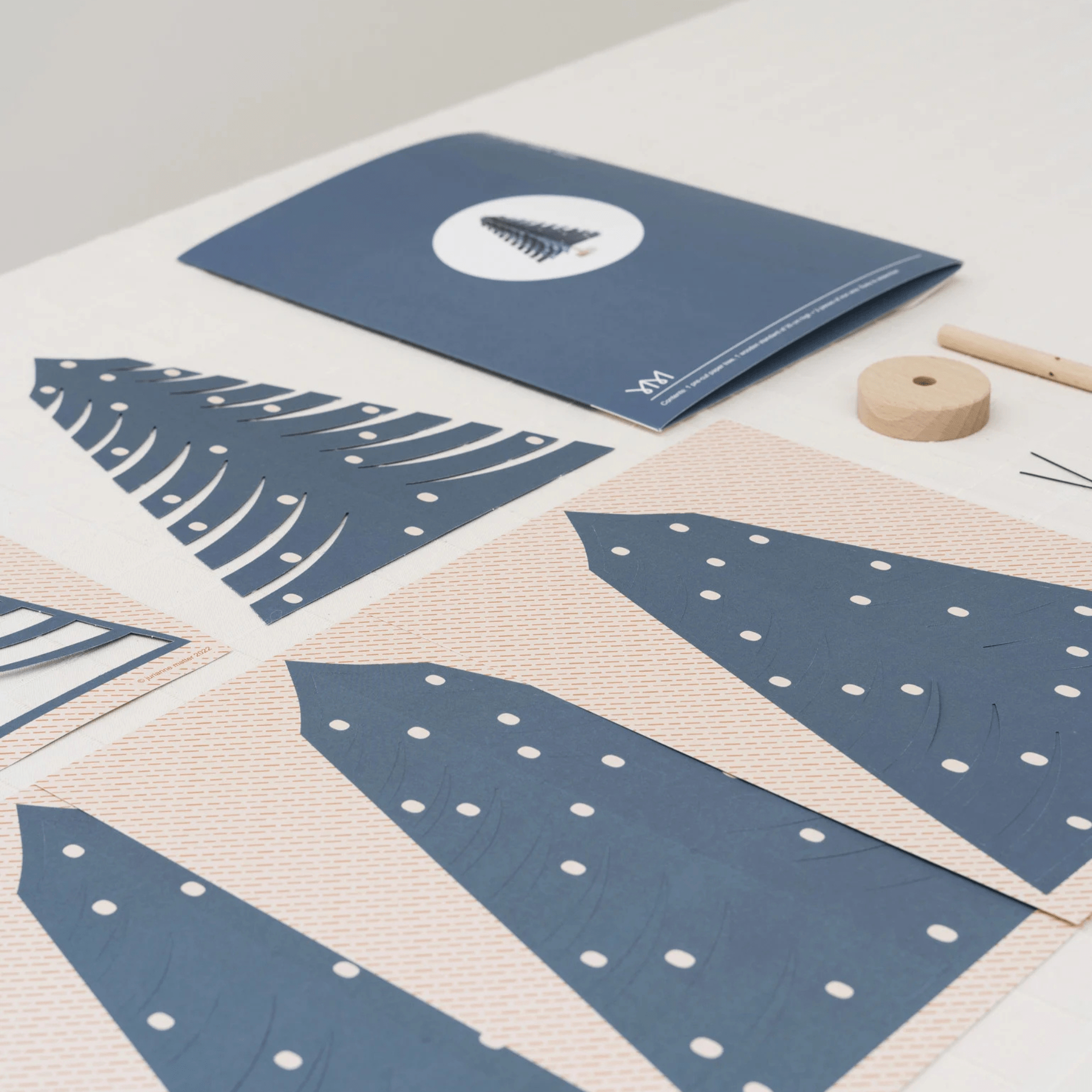 Jurianne Matter Home e accessori FIR tree - dark blue