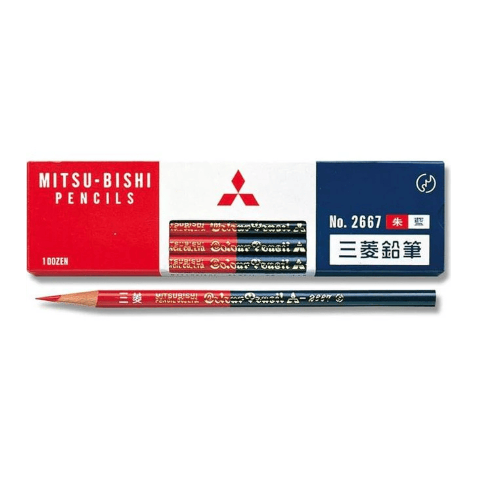 Mitsubishi Pencil Matite Mitsubishi Pencil Vintage - Bicolore