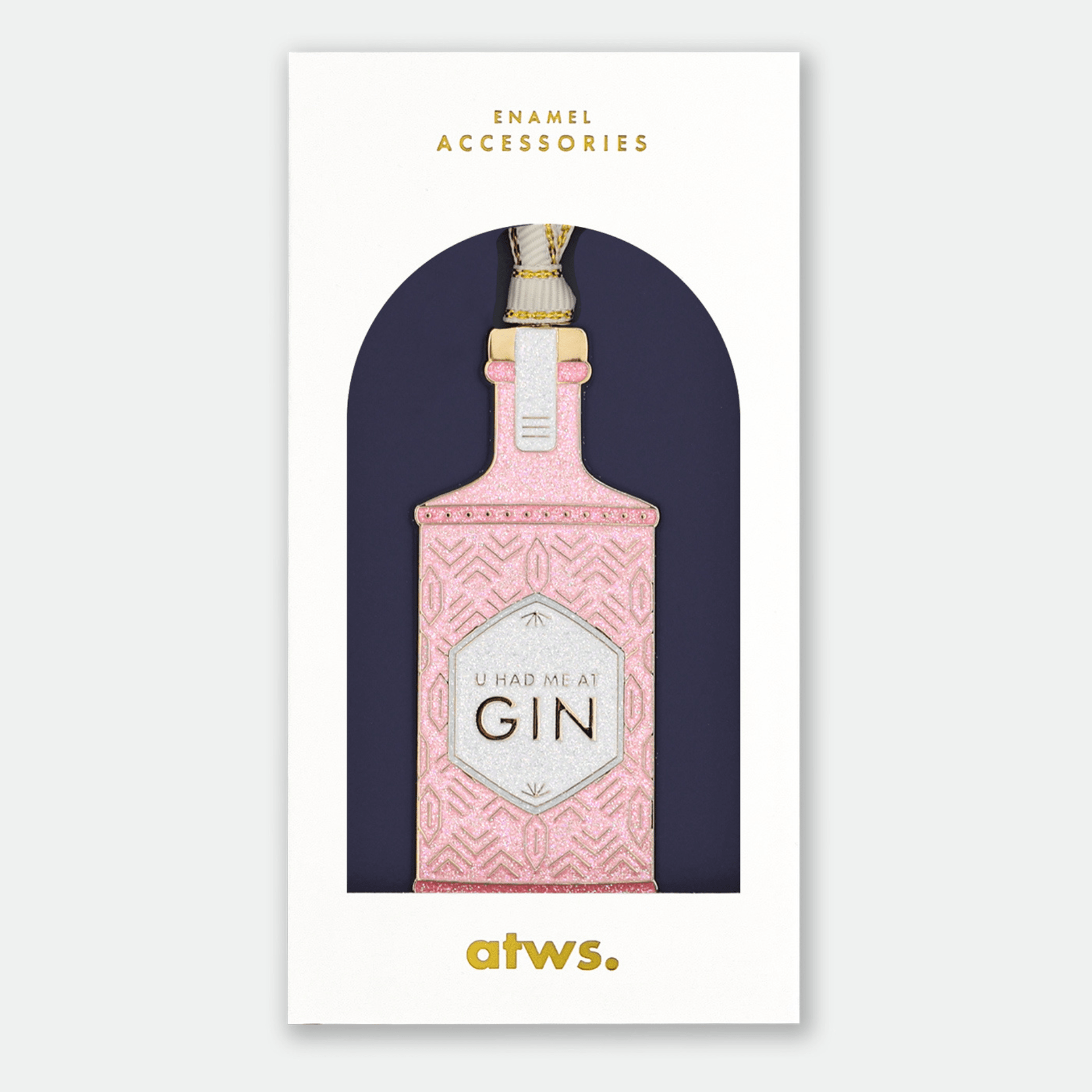 All The Way To Say Natale Christmas Ornament Gin