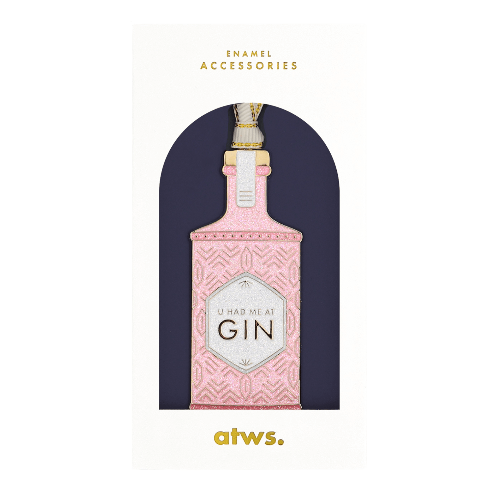 All The Way To Say Natale Christmas Ornament Gin