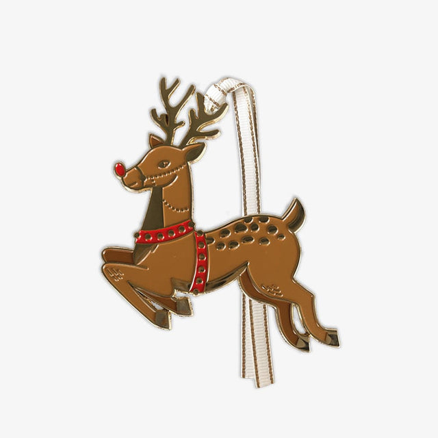 All The Way To Say Natale Christmas Ornament Santa's Deer