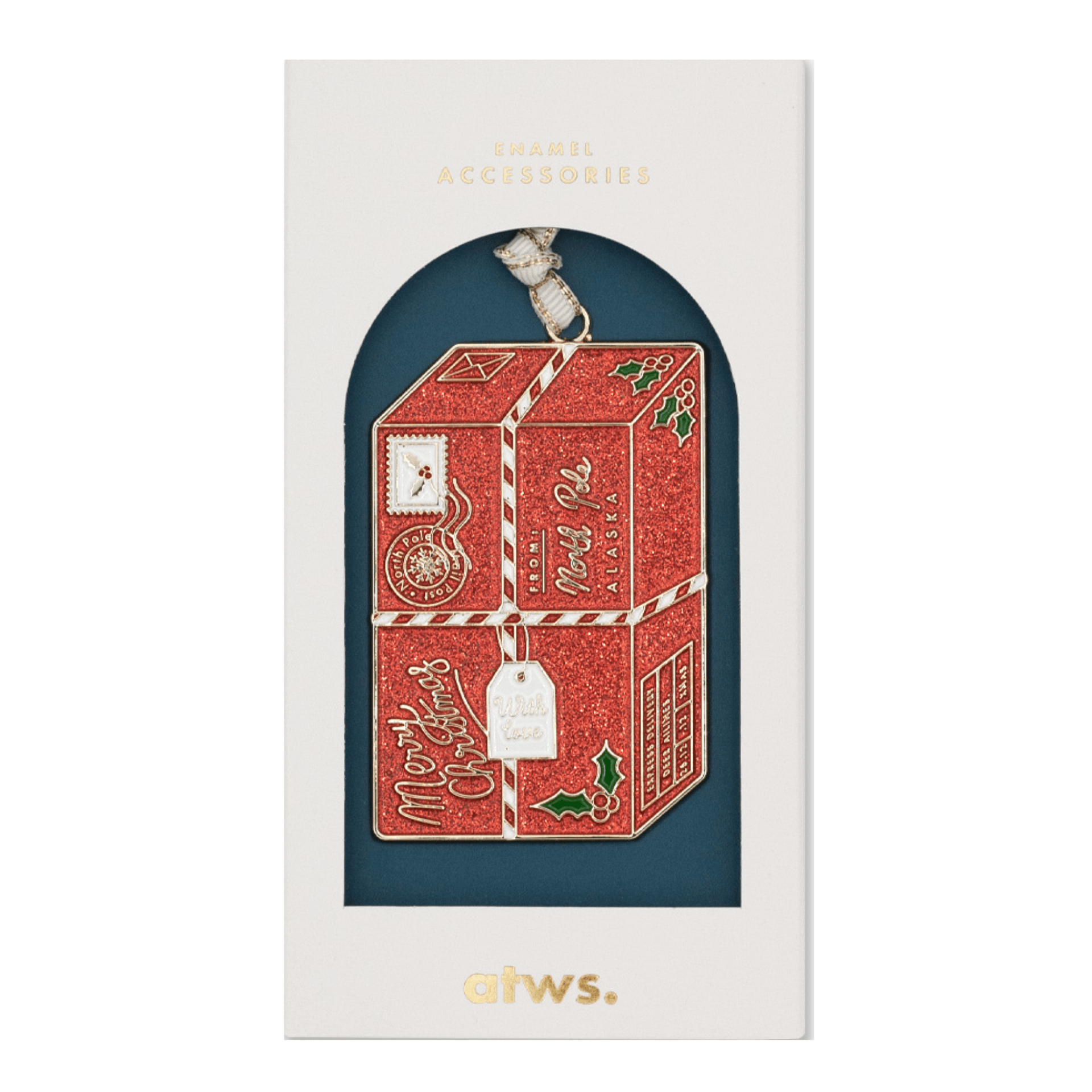 All The Way To Say Natale Christmas Ornament Santas Package