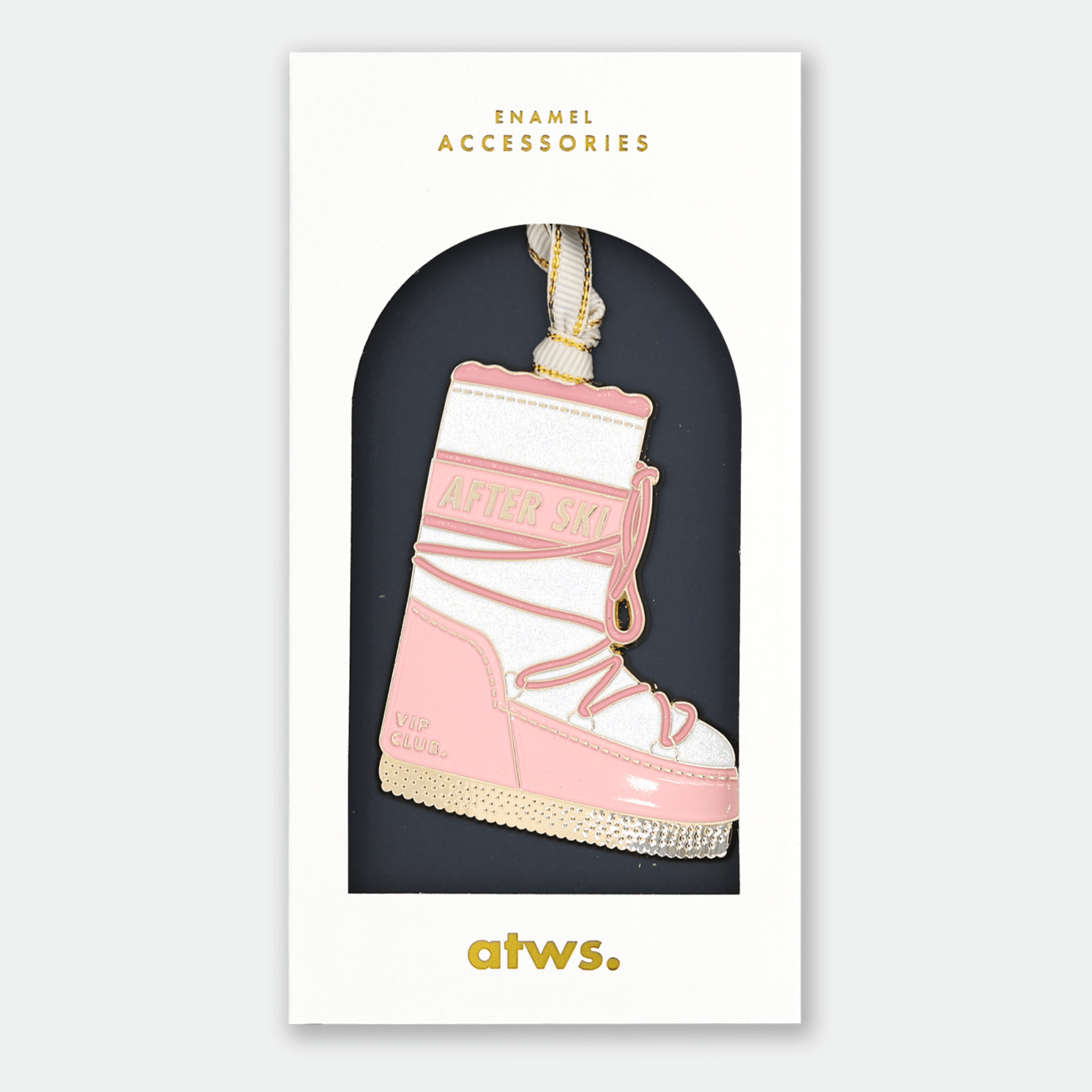 All The Way To Say Natale Christmas Ornament Snow Boot