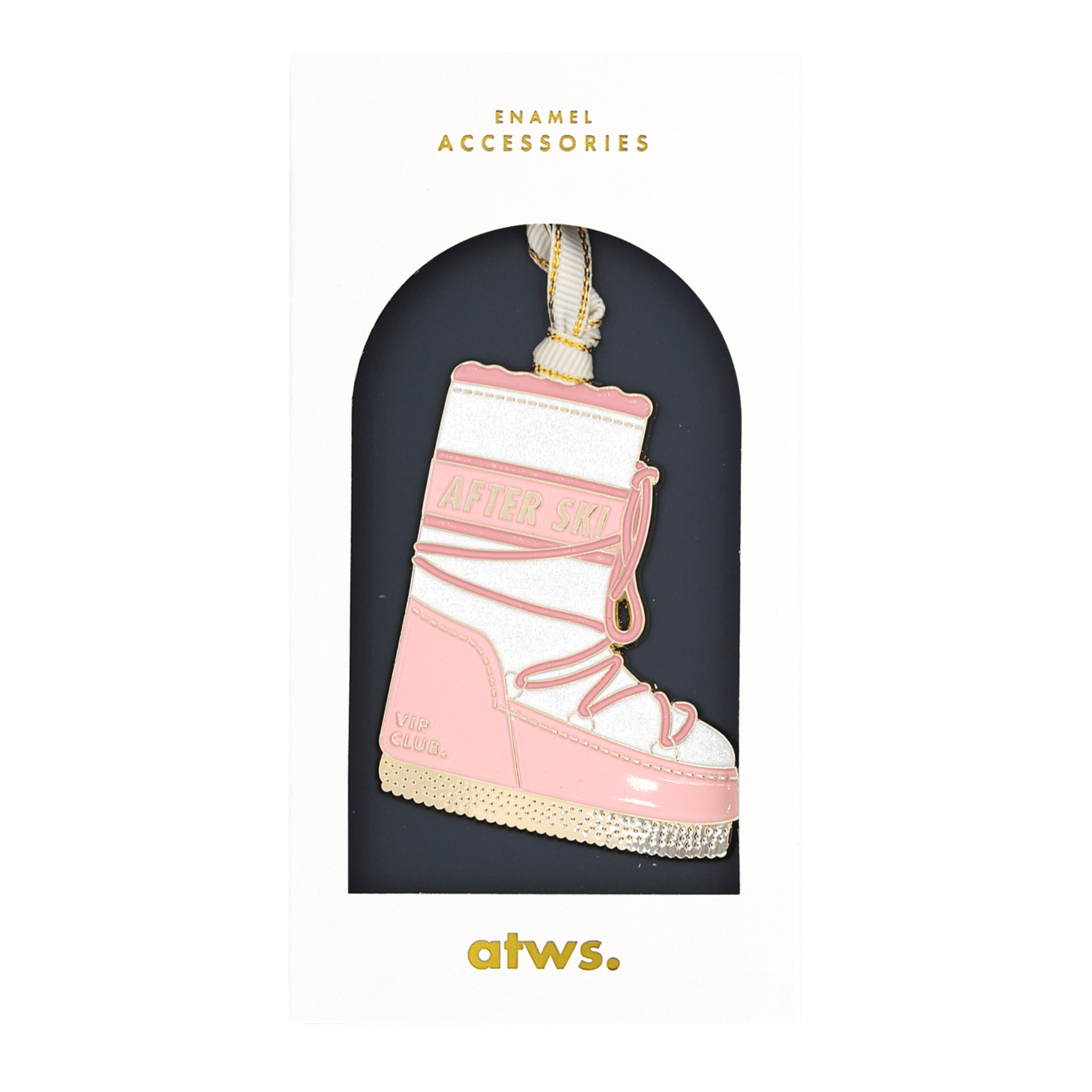 All The Way To Say Natale Christmas Ornament Snow Boot