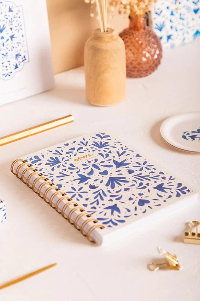 All The Way To Say Notebook con Spirale - Blue Swallows