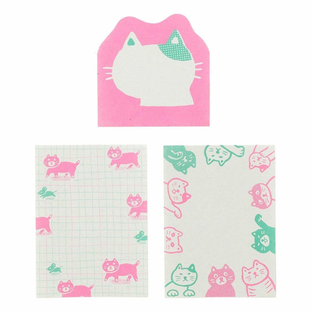 New Retro Notes Aji Gami Memo Pad Pink