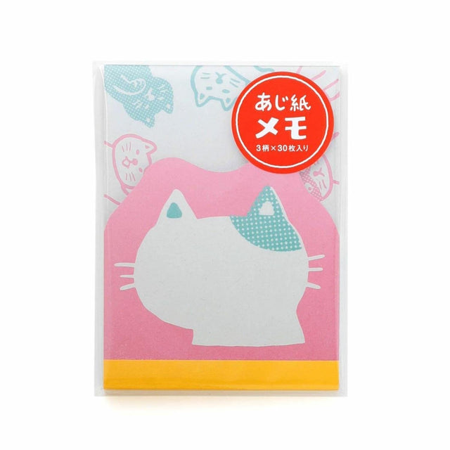 New Retro Notes Aji Gami Memo Pad Pink