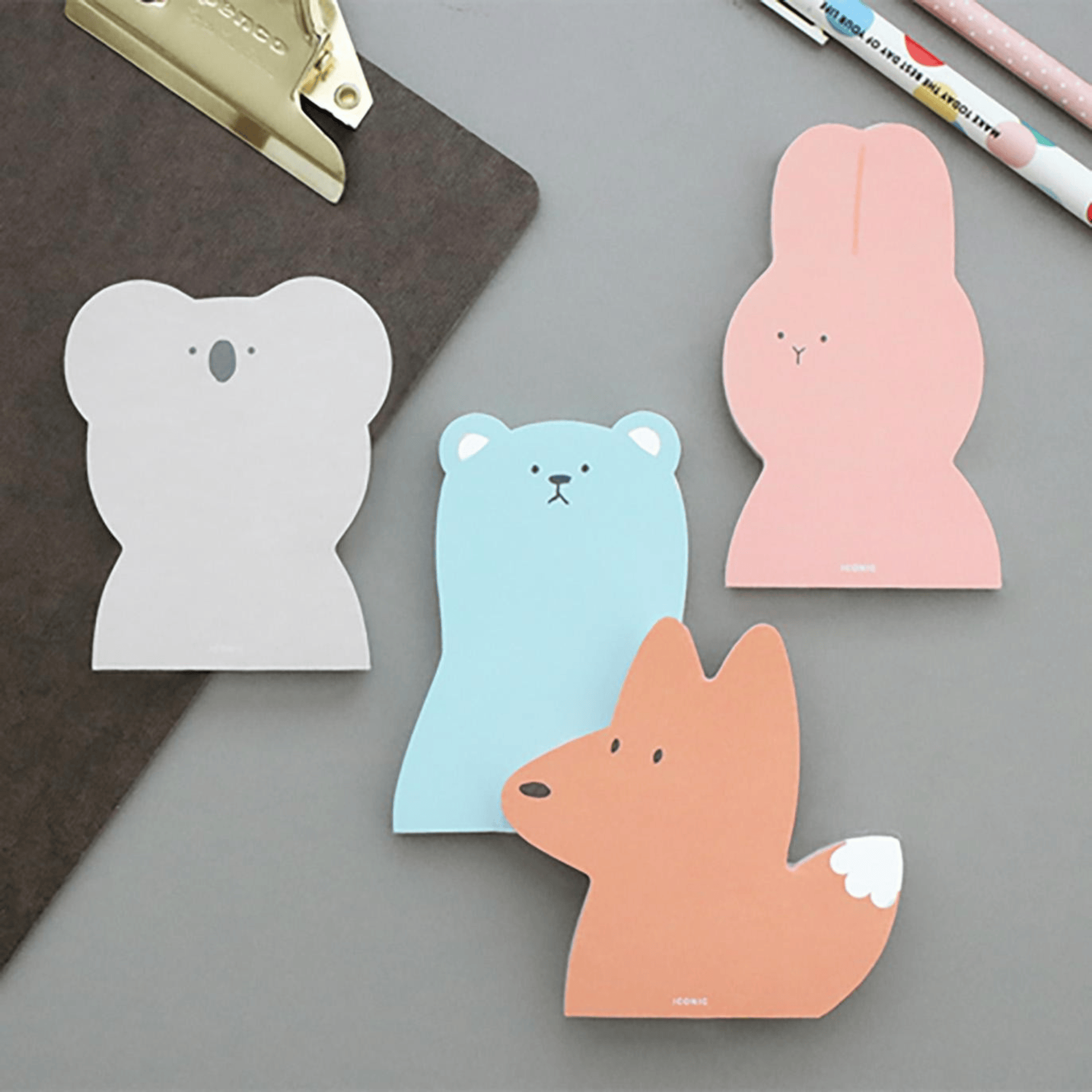 Iconic Notes Animal Memo - Bear
