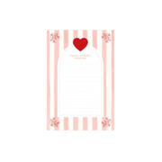 All The Way To Say Notes Blocco Note Pink Stripes