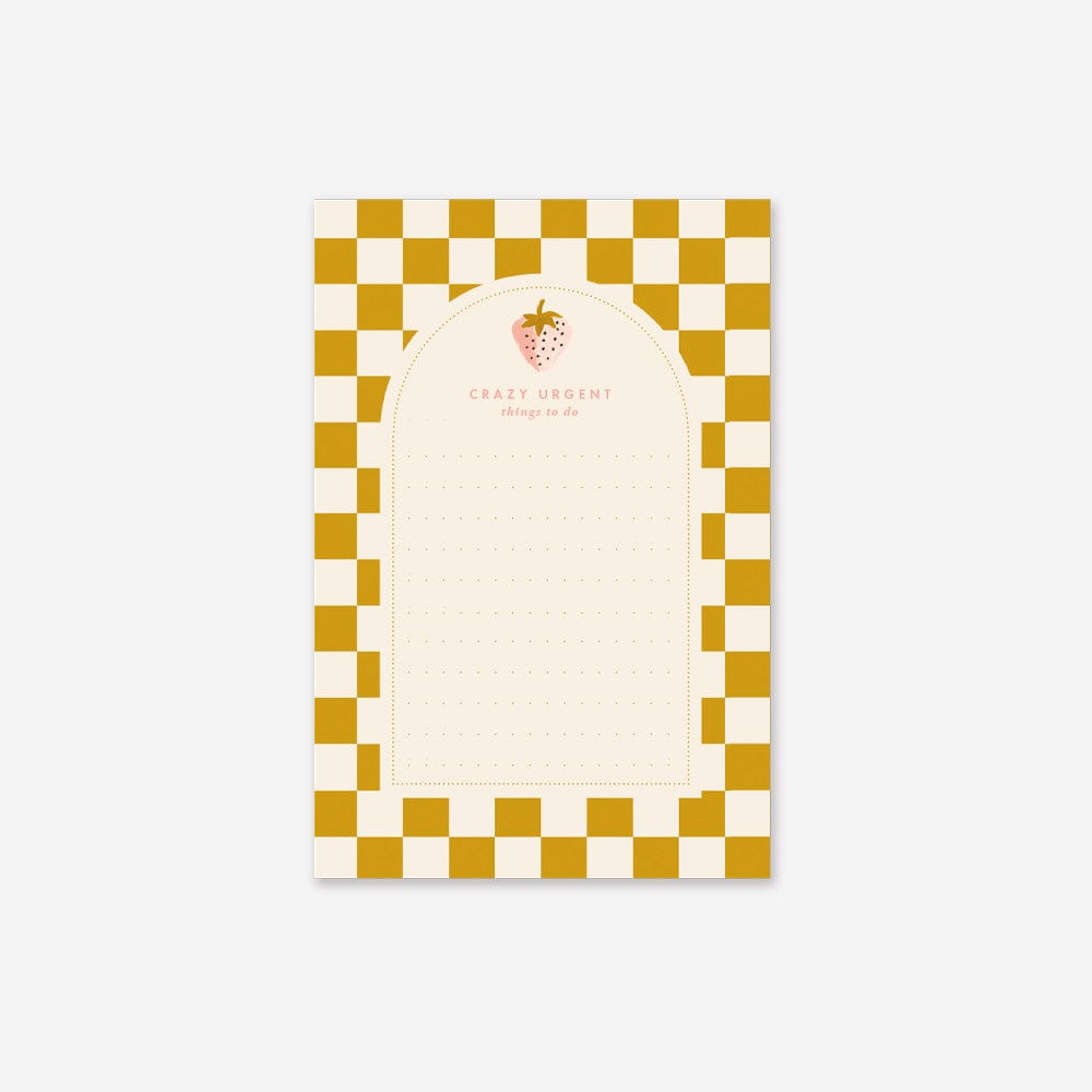 All The Way To Say Notes Blocco Note Strawberries Damier