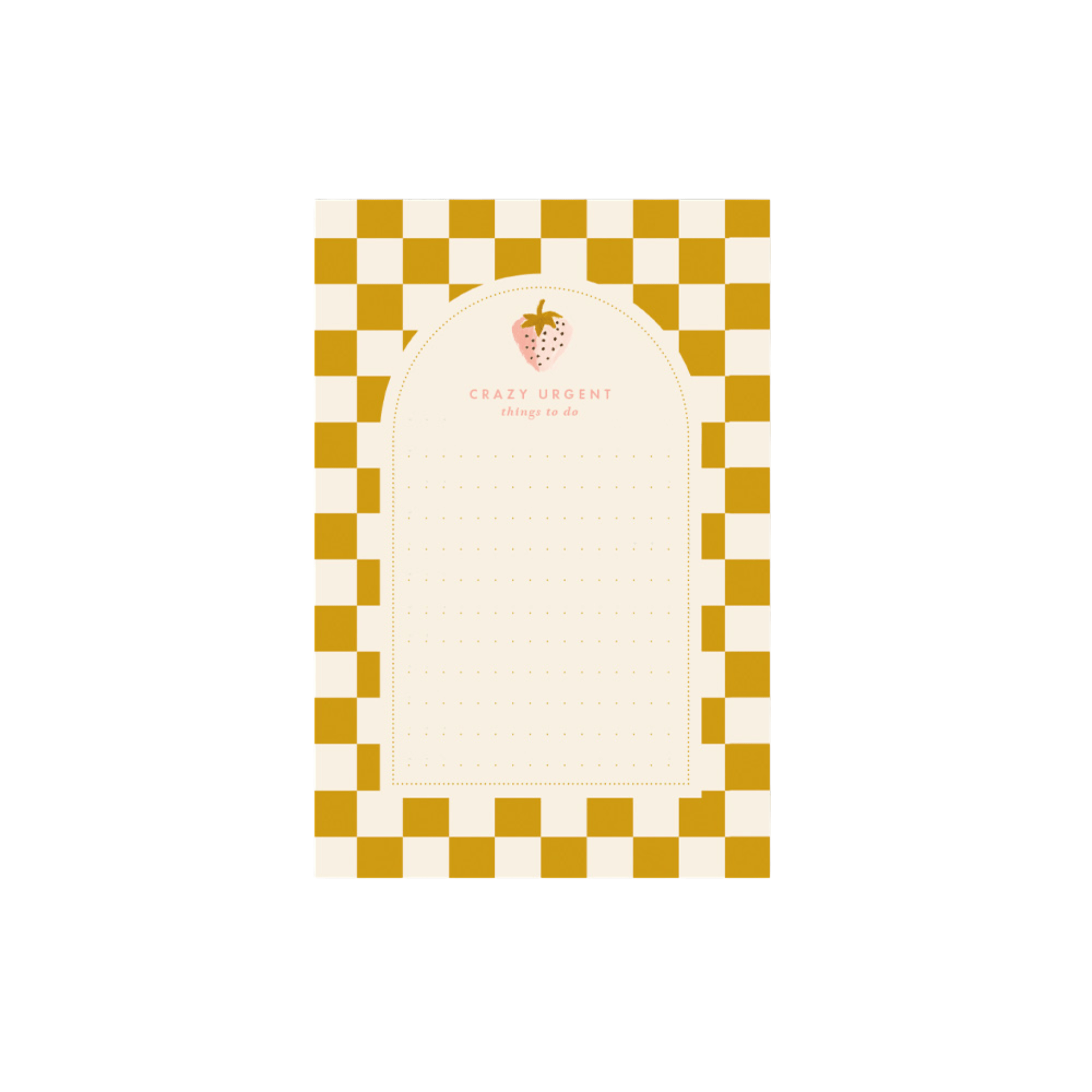 All The Way To Say Notes Blocco Note Strawberries Damier