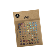 Suatelier Notes Dots Hologram Stickers Plain Deco - 24