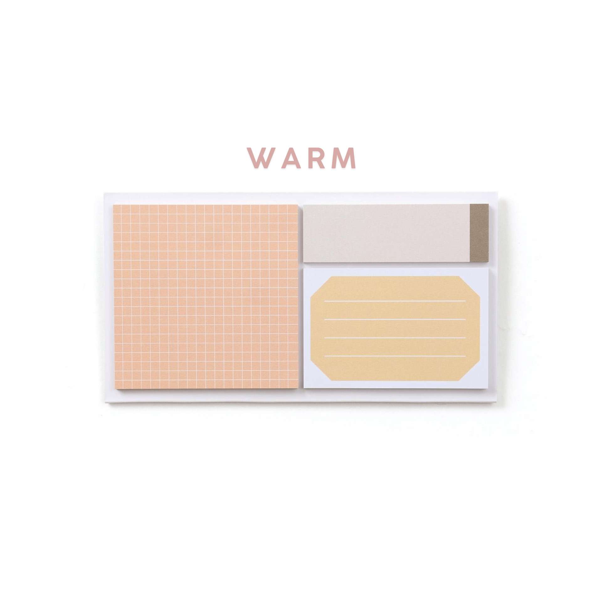 King Jim Hitotoki Notes TYPE 001 - WARM Emily Sticky Notes - Assorted