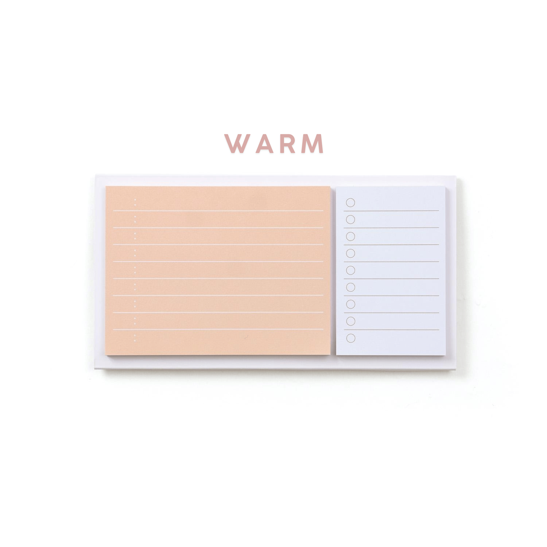 King Jim Hitotoki Notes TYPE 001 - WARM Emily Sticky Notes - Schedule