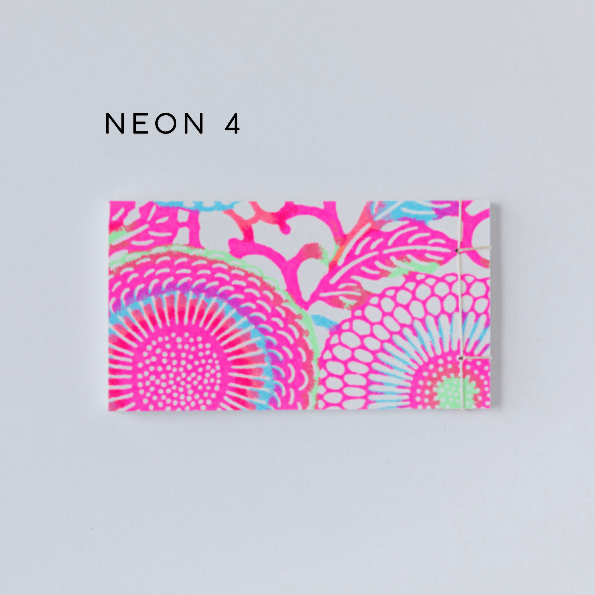 Shogado Notes NEON 4 Memo Pad Shogado - Watoji Yuzen