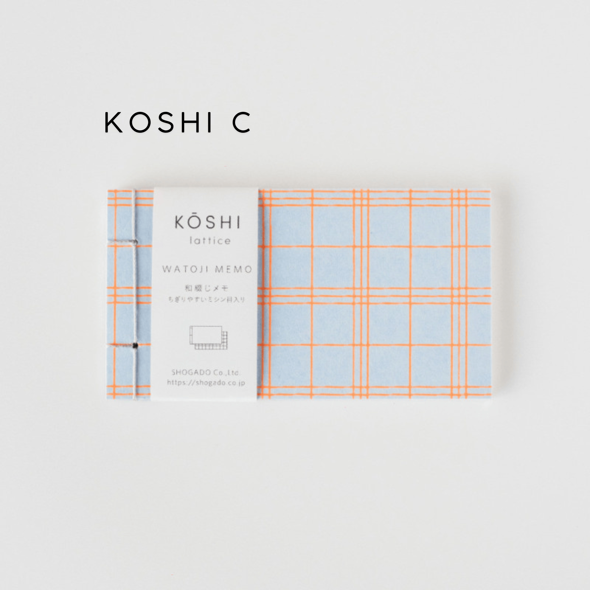 Shogado Notes KOSHI C Memo Pad Shogado - Watoji Yuzen