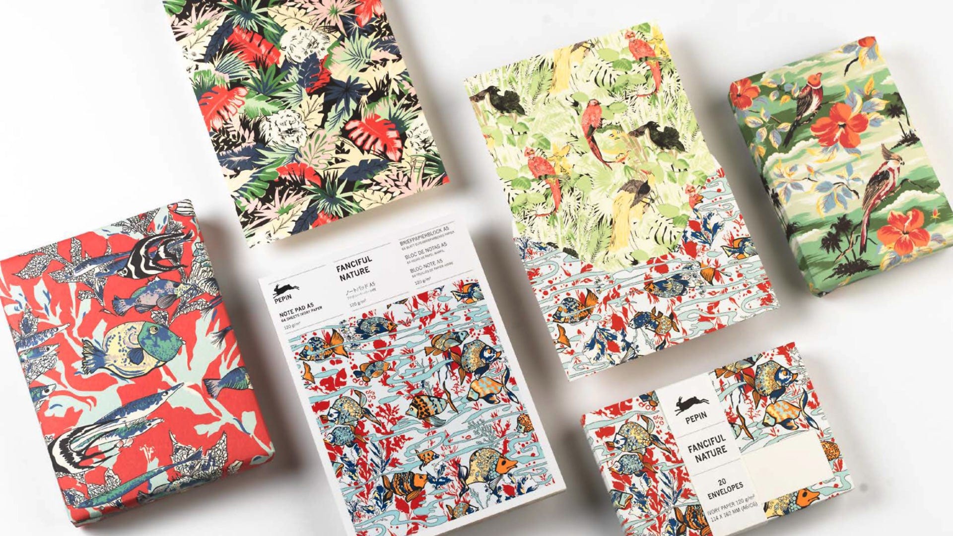 Pepin Press Notes Note Pad A5 - Fanciful Nature