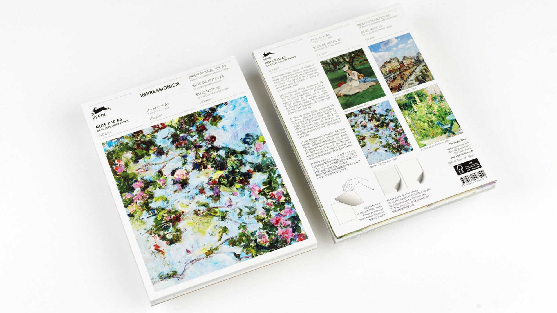 Pepin Press Notes Note Pad A5 - Impressionism