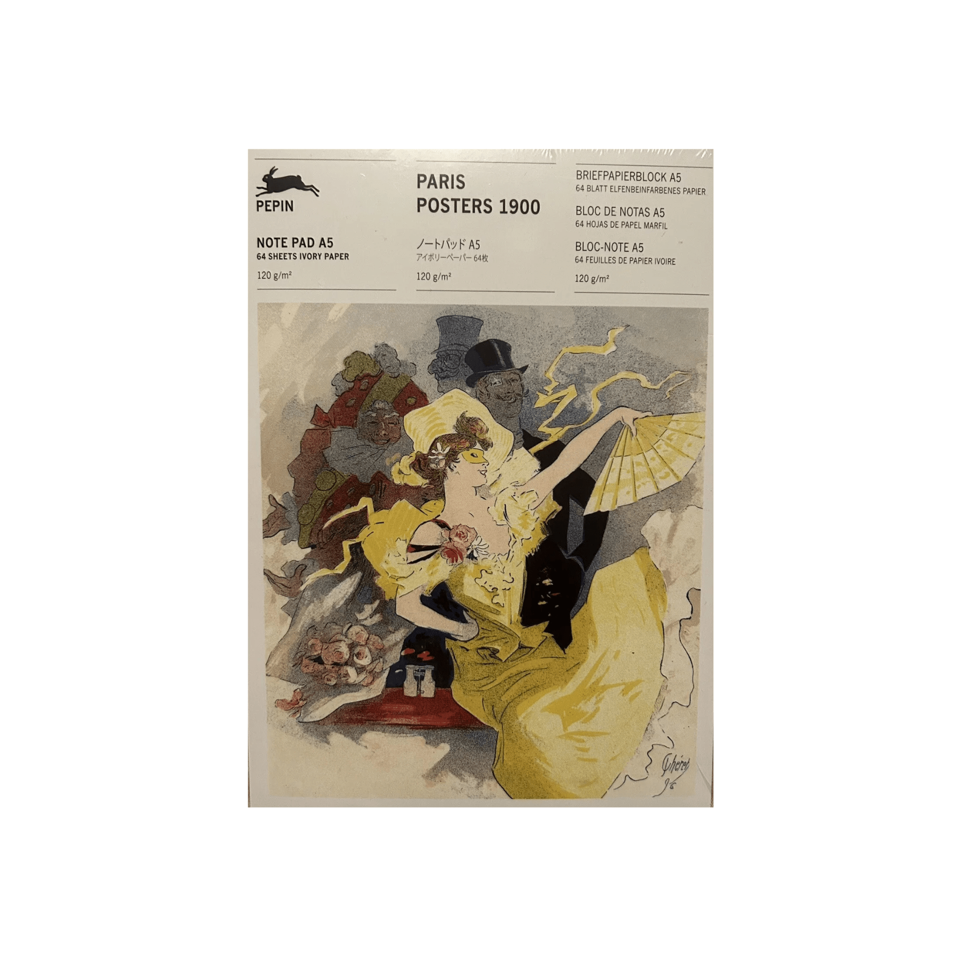 Pepin Press Notes Note Pad A5 - Paris Posters 1900