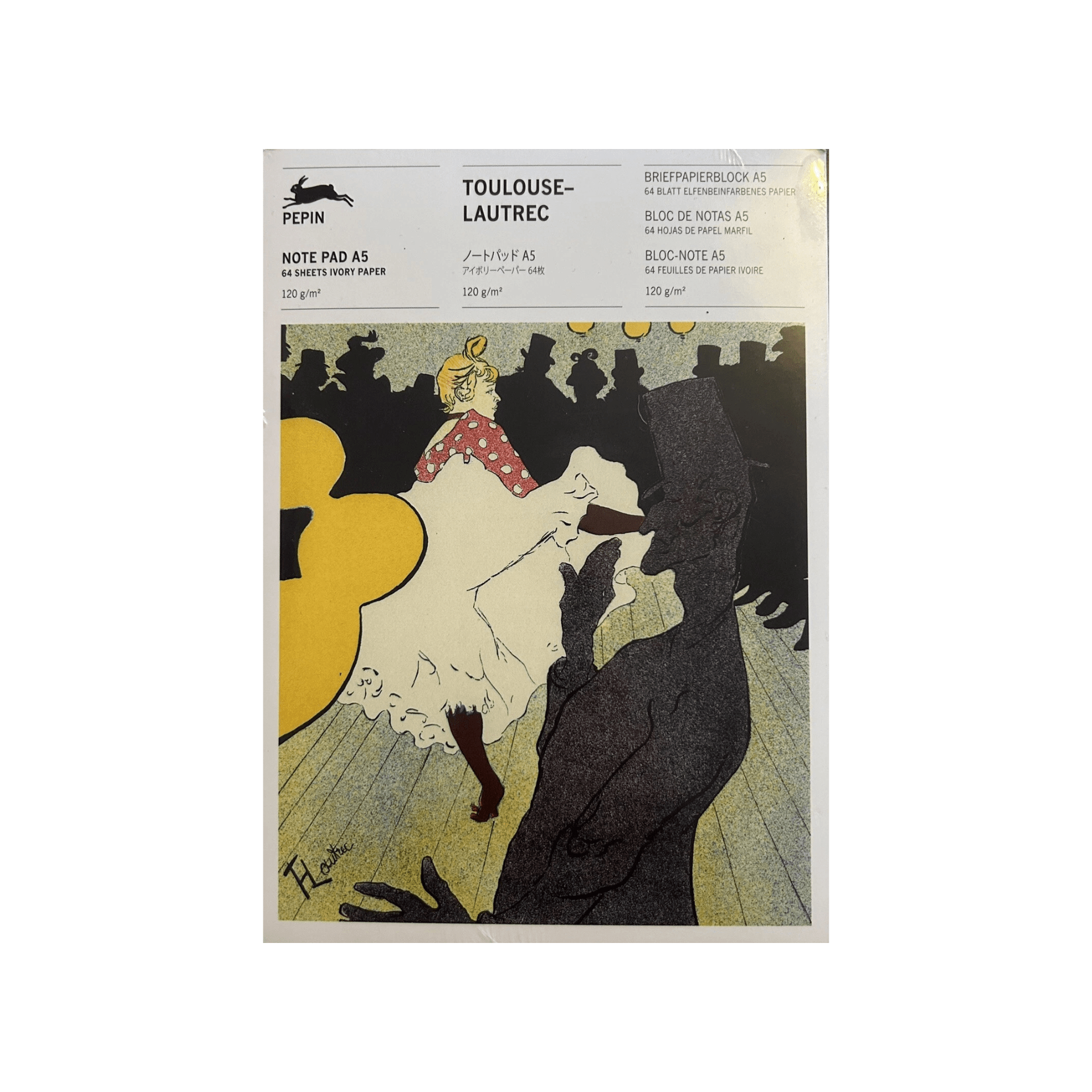 Pepin Press Notes Note Pad A5 - Toulouse Lautrec