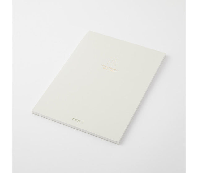 Midori Notes WHITE Paper Pad Midori Color Dot