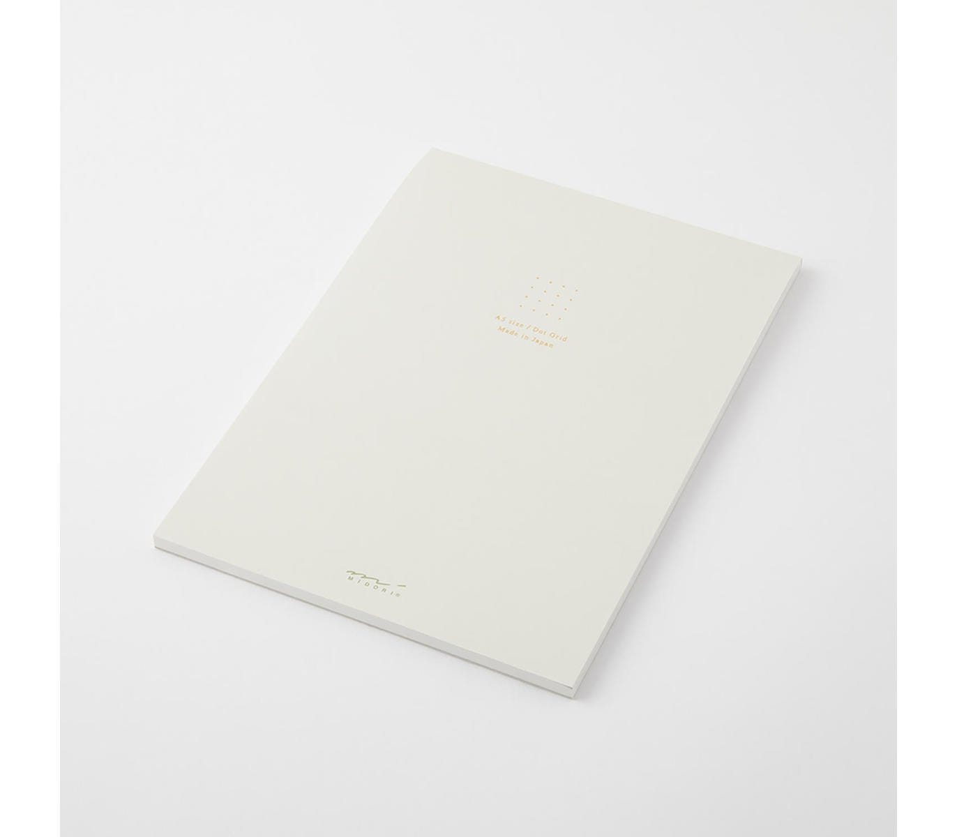 Midori Notes WHITE Paper Pad Midori Color Dot