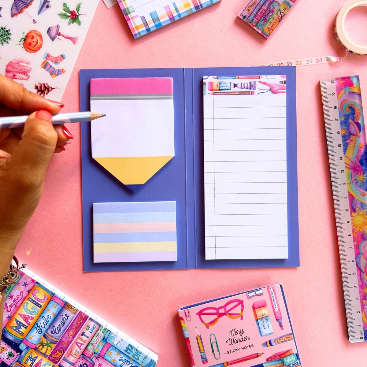 Very Wonder Notes Sticky Notes Desk