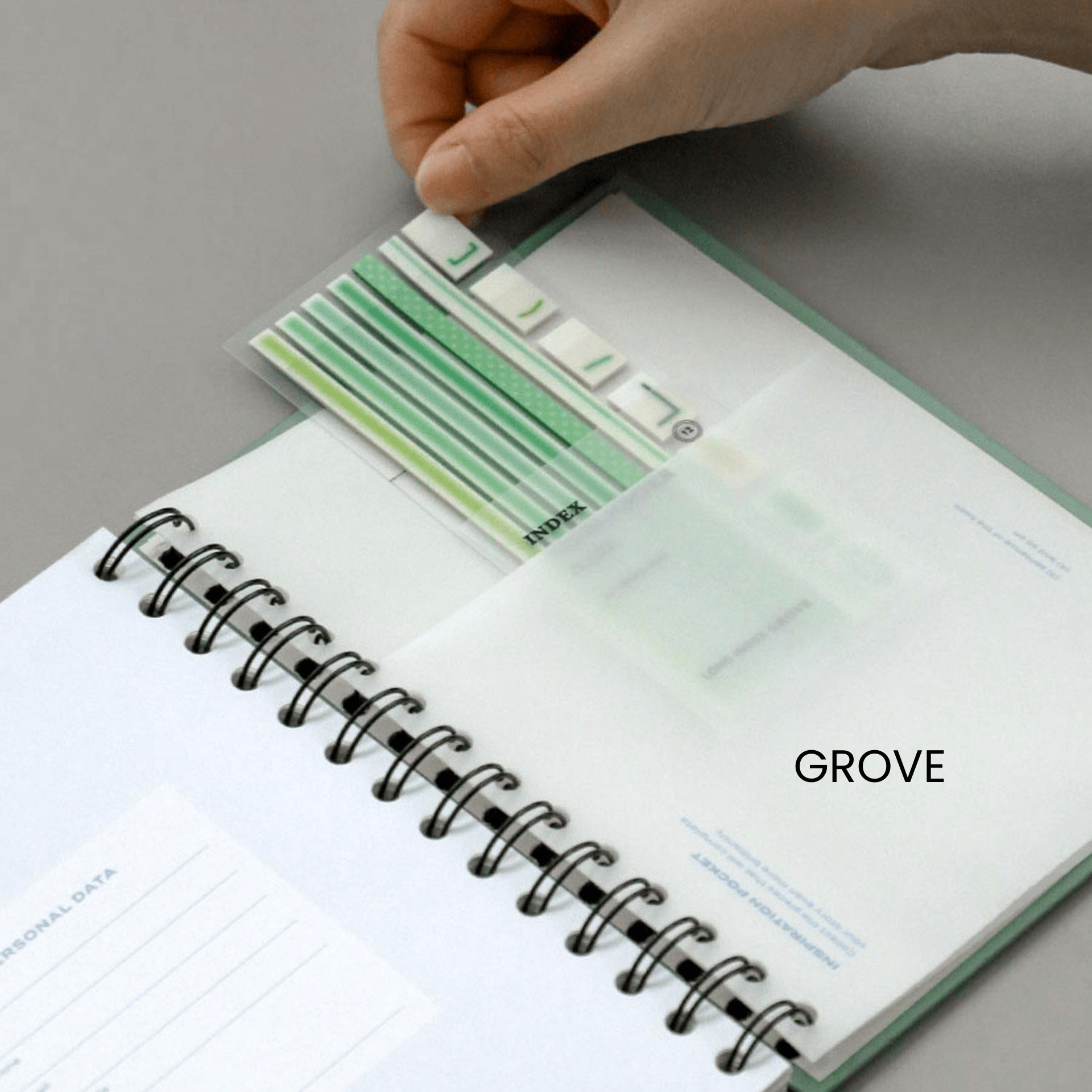 Iconic Notes Grove Sticky Notes Highlighter Long + Mark