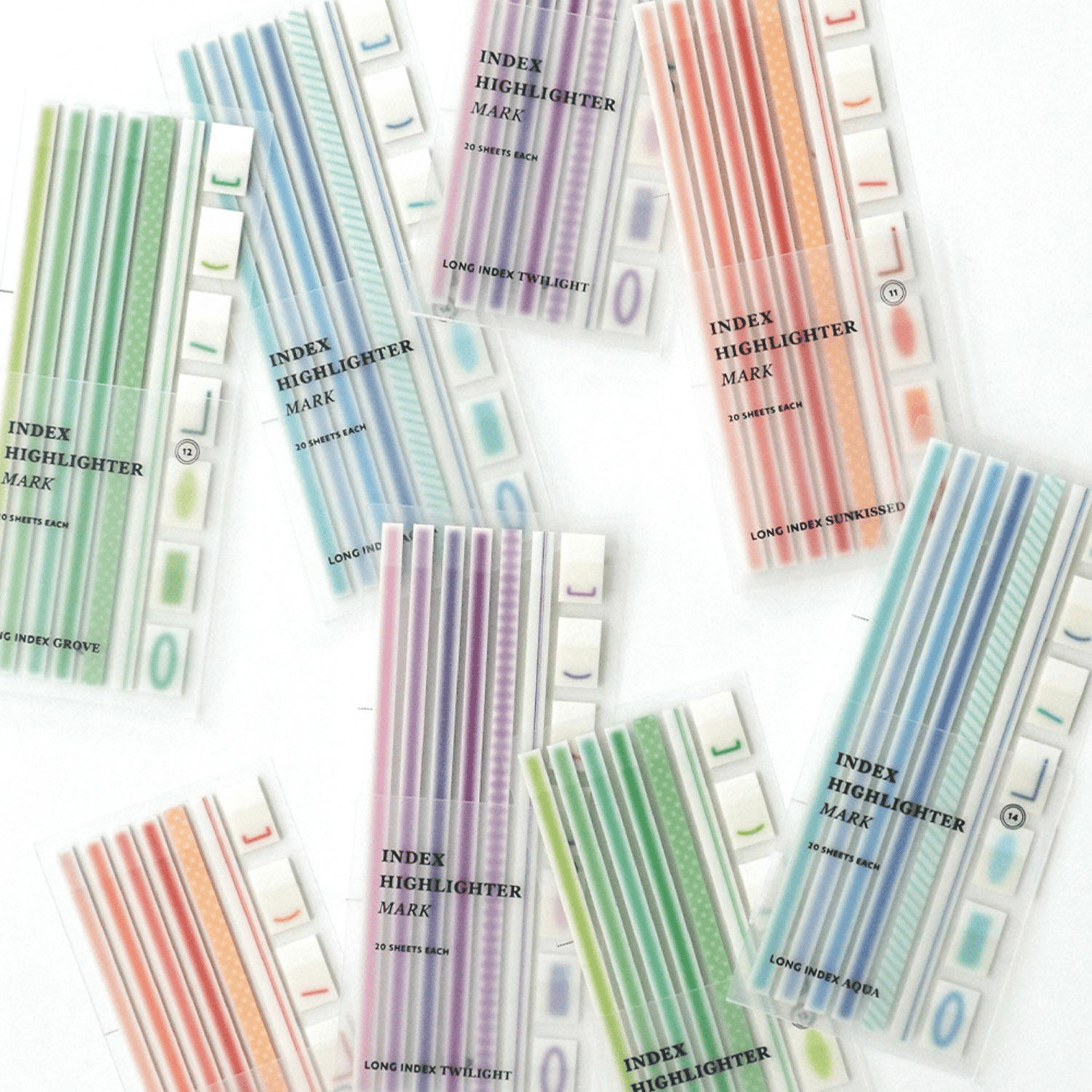Iconic Notes Sticky Notes Highlighter Long + Mark