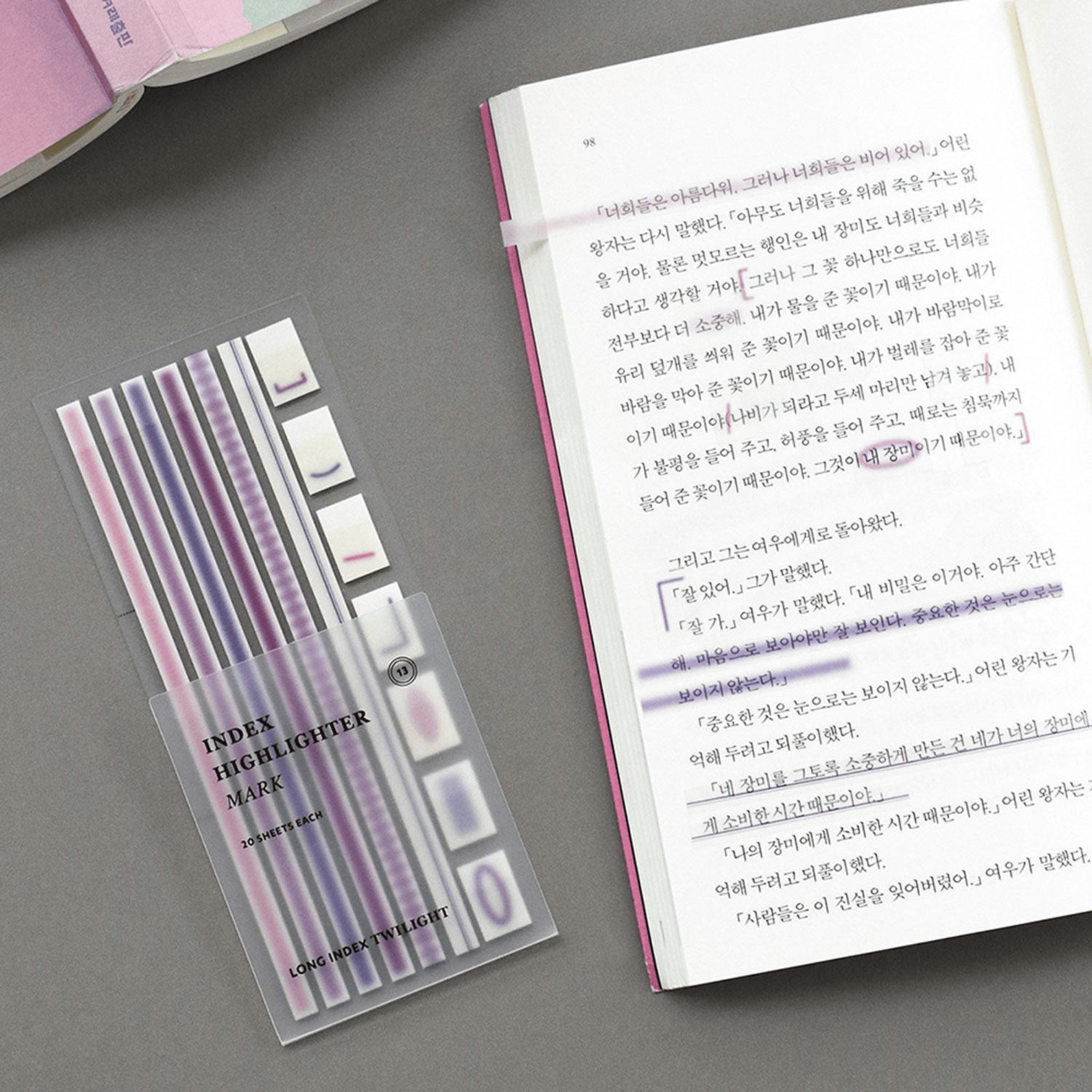 Iconic Notes Sticky Notes Highlighter Long + Mark