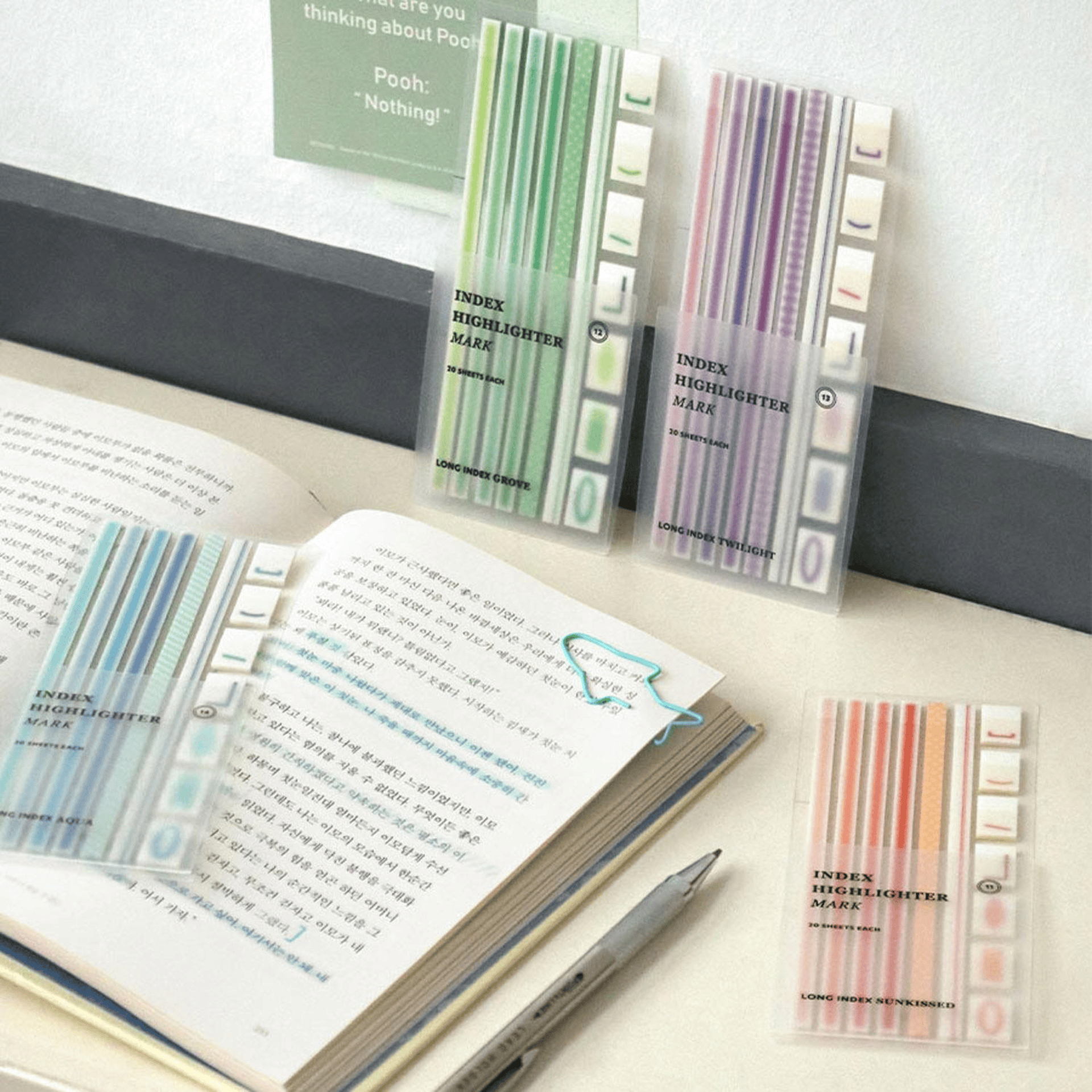 Iconic Notes Sticky Notes Highlighter Long + Mark
