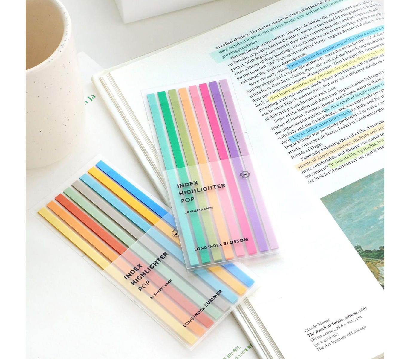 Iconic Notes Sticky Notes Highlighter Long