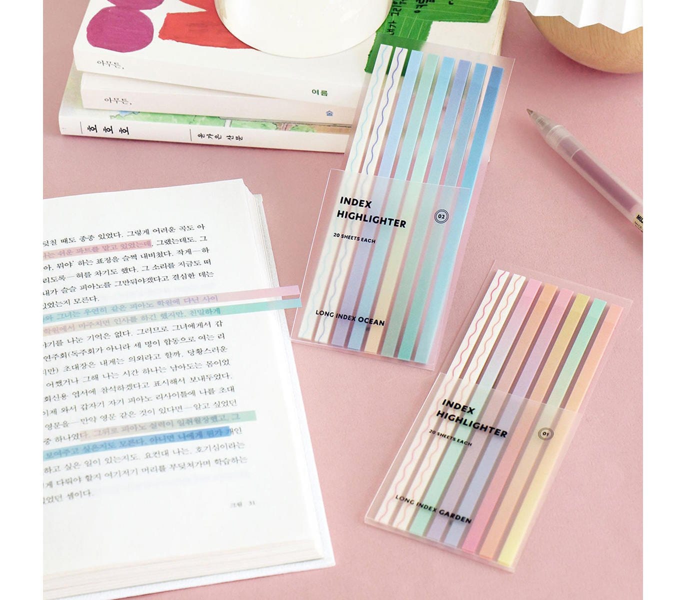 Iconic Notes Sticky Notes Highlighter Long