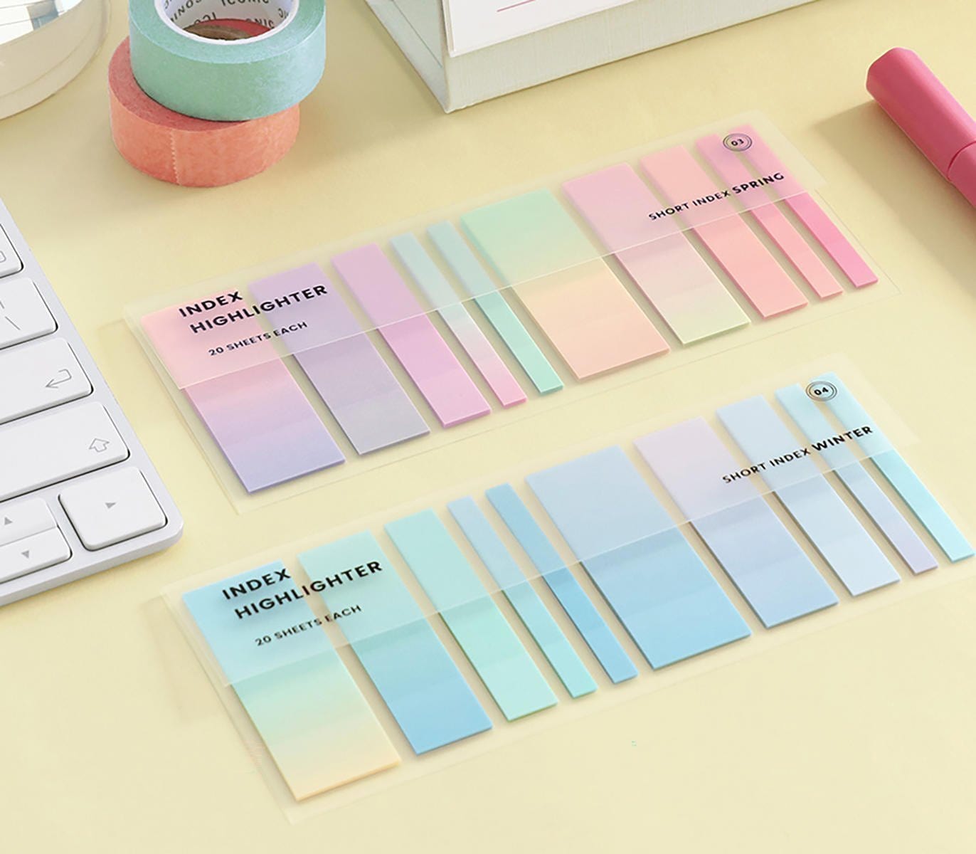 Iconic Notes Sticky Notes Highlighter Short