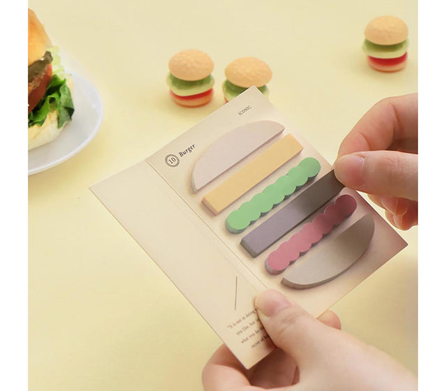 Iconic Notes Sticky Notes Index Burger