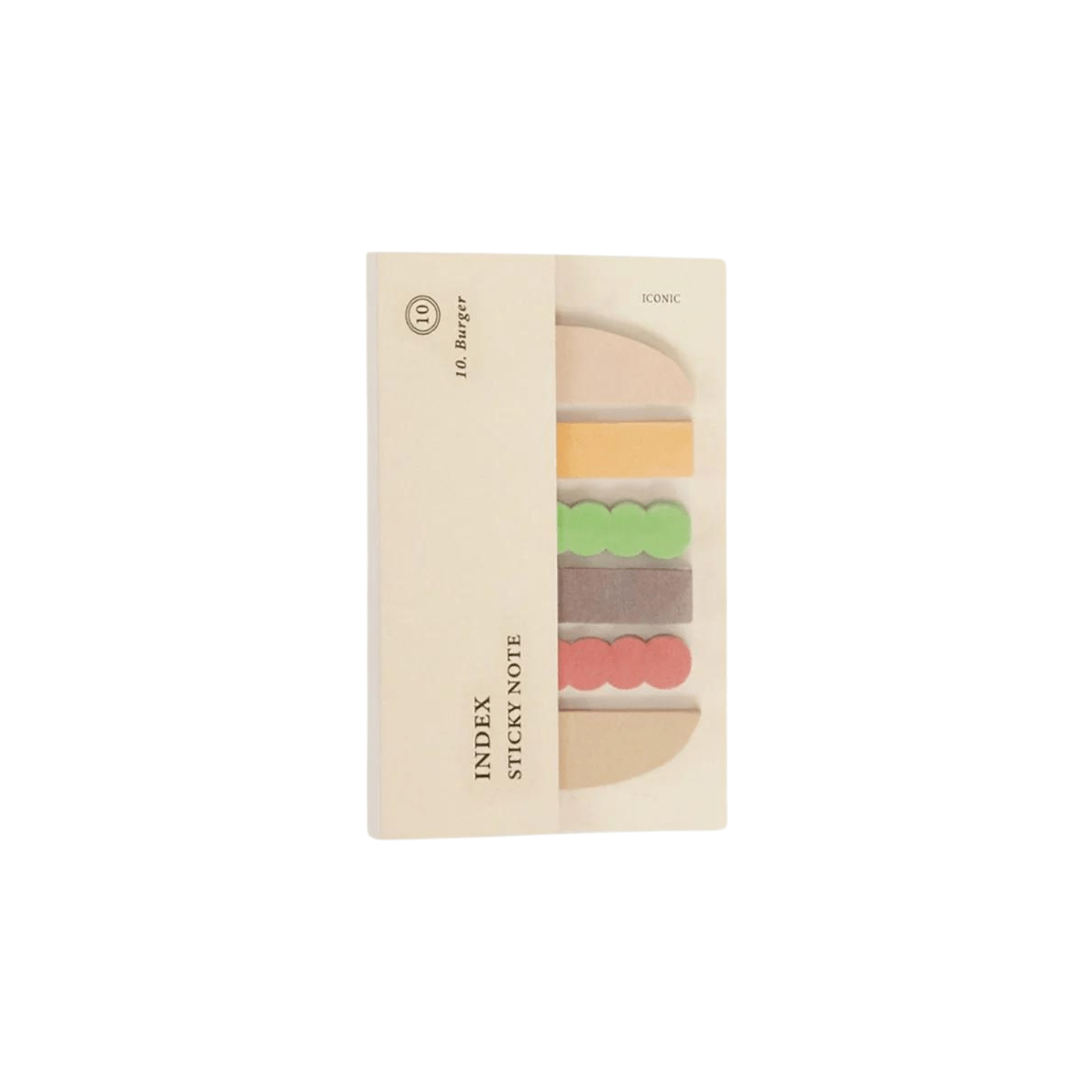 Iconic Notes Sticky Notes Index Burger