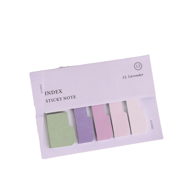 Iconic Notes Sticky Notes Index Lavender