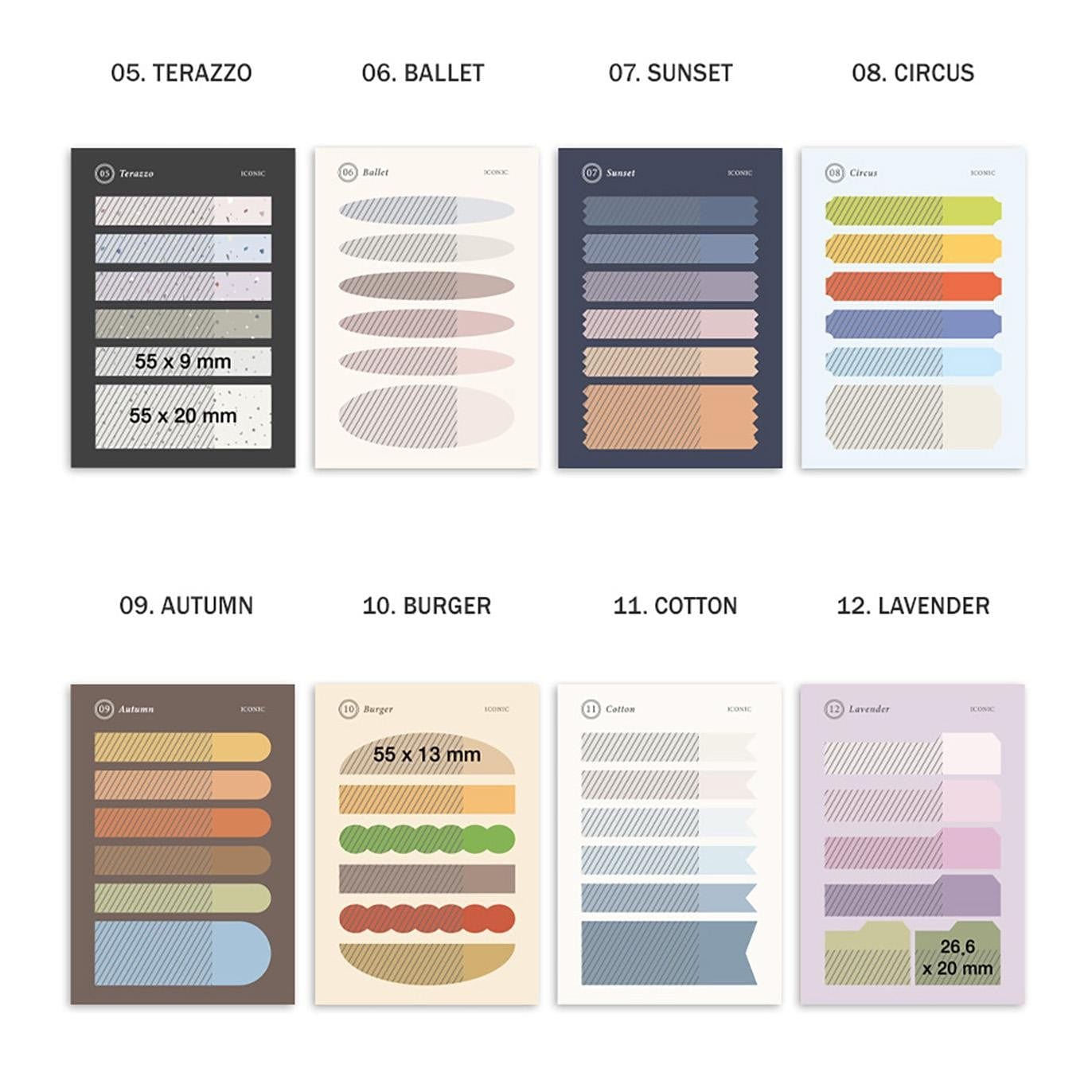 Iconic Notes Sticky Notes Index Terrazzo