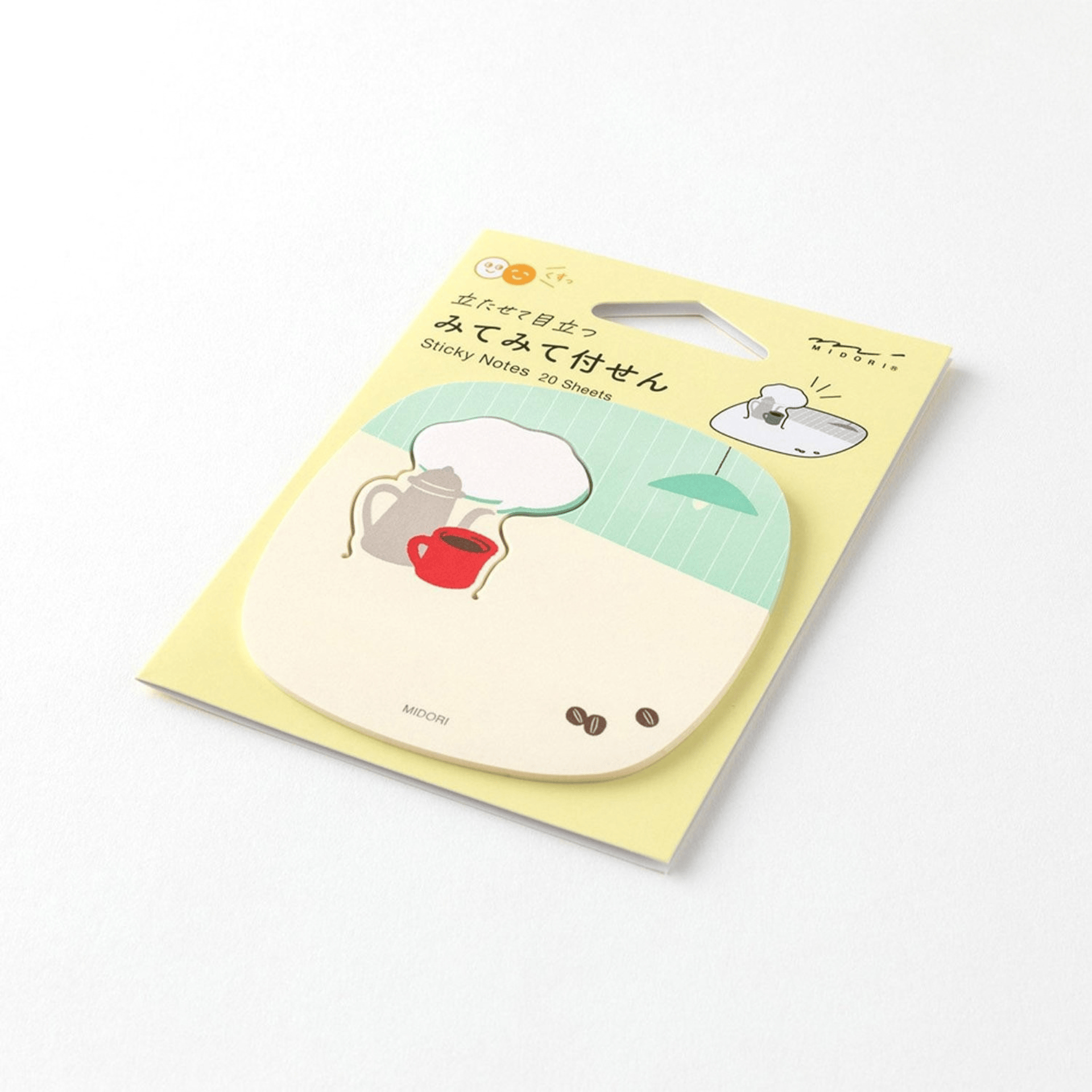 Midori Notes Sticky Notes Pop-Up Coffee