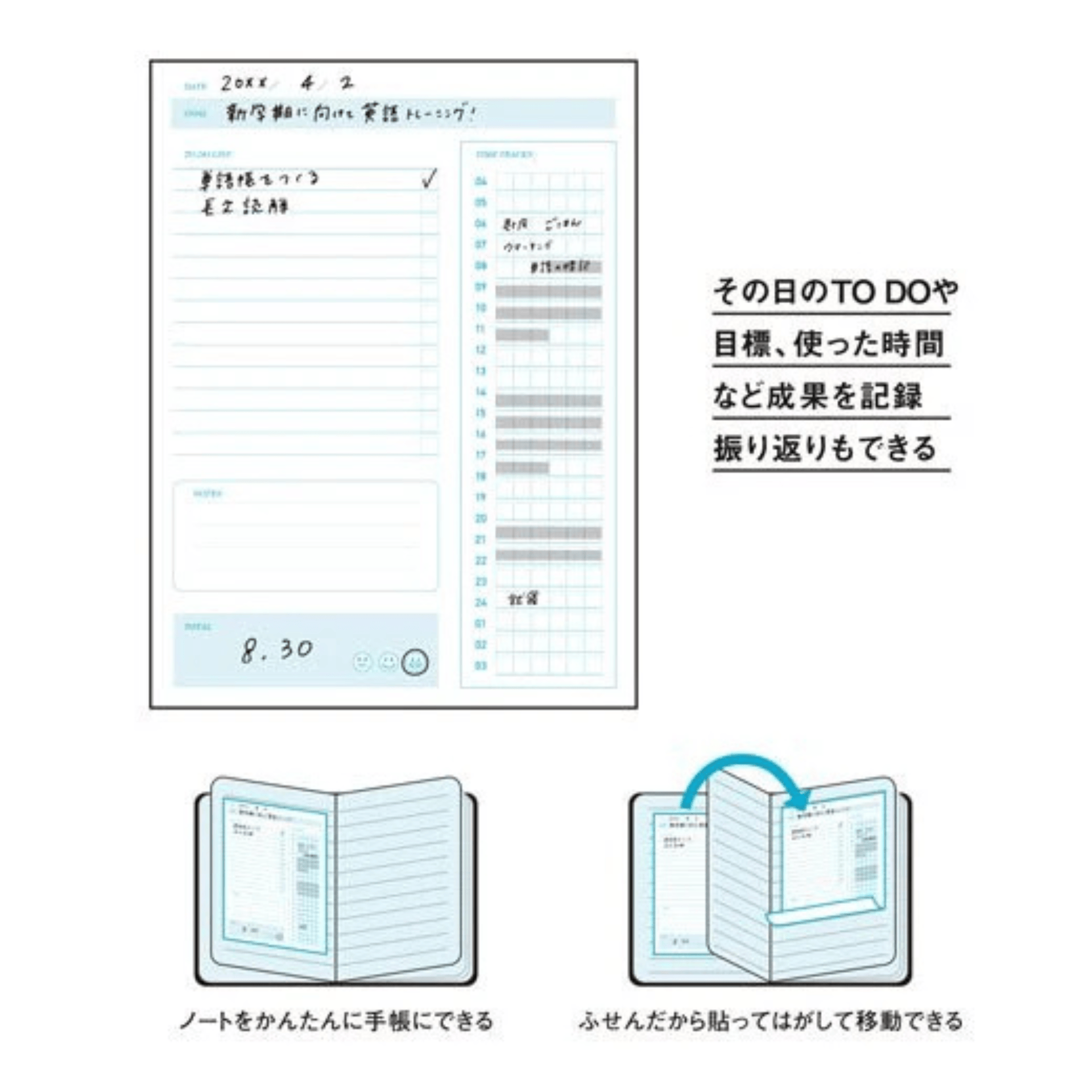 Greeting Life Notes Sticky Notes Study Planner