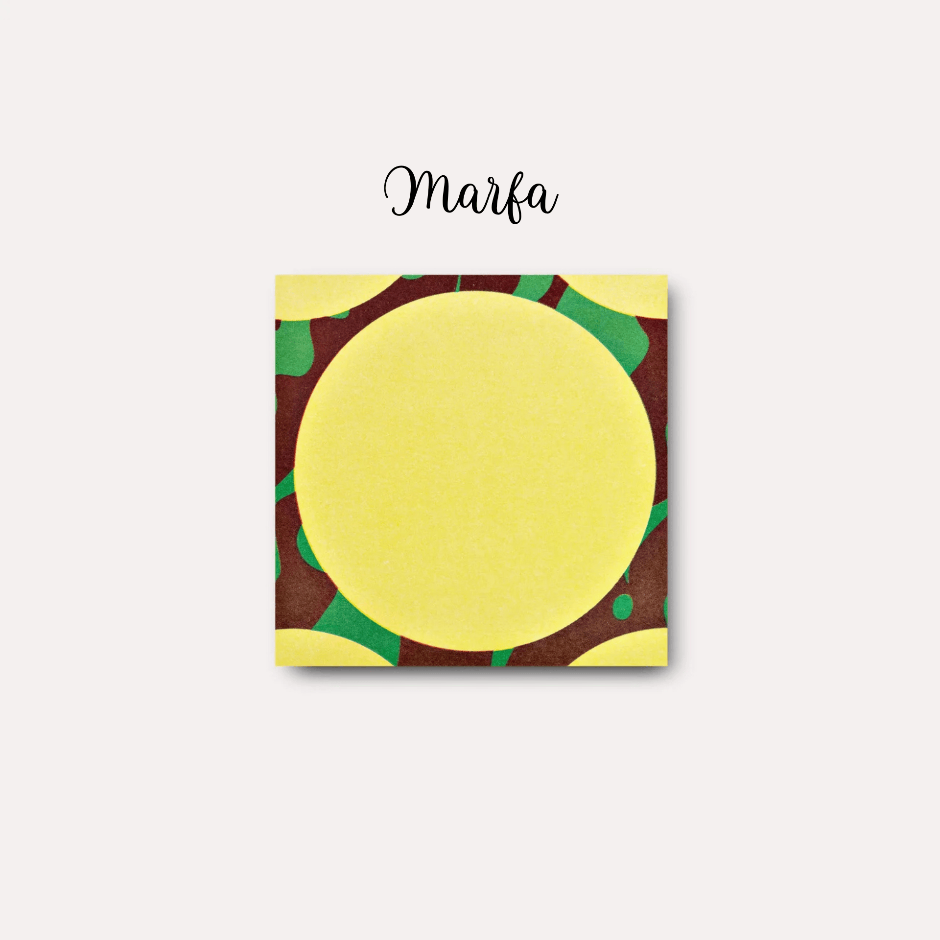 The Completist Notes Marfa Sticky notes -  T.C.