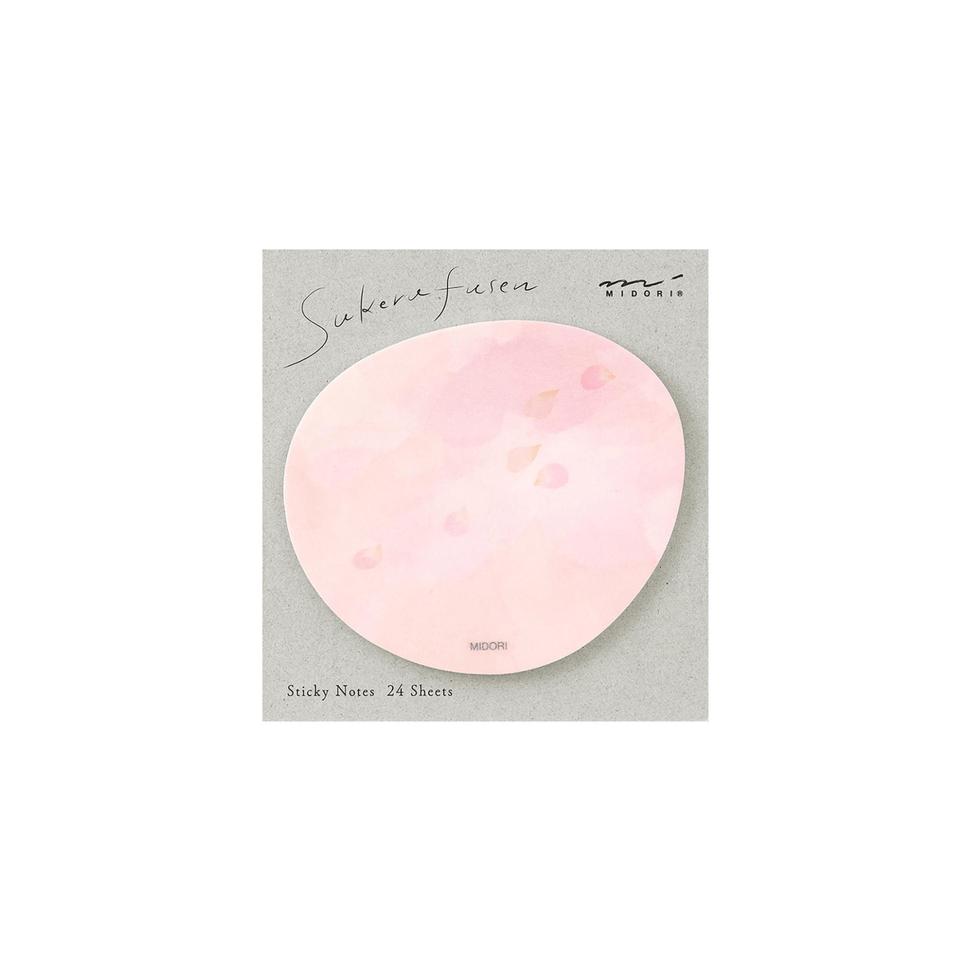Midori Notes Sticky Notes Transparency Petals Pink