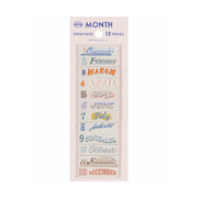 Greeting Life Notes Sticky Notes WHW - Months