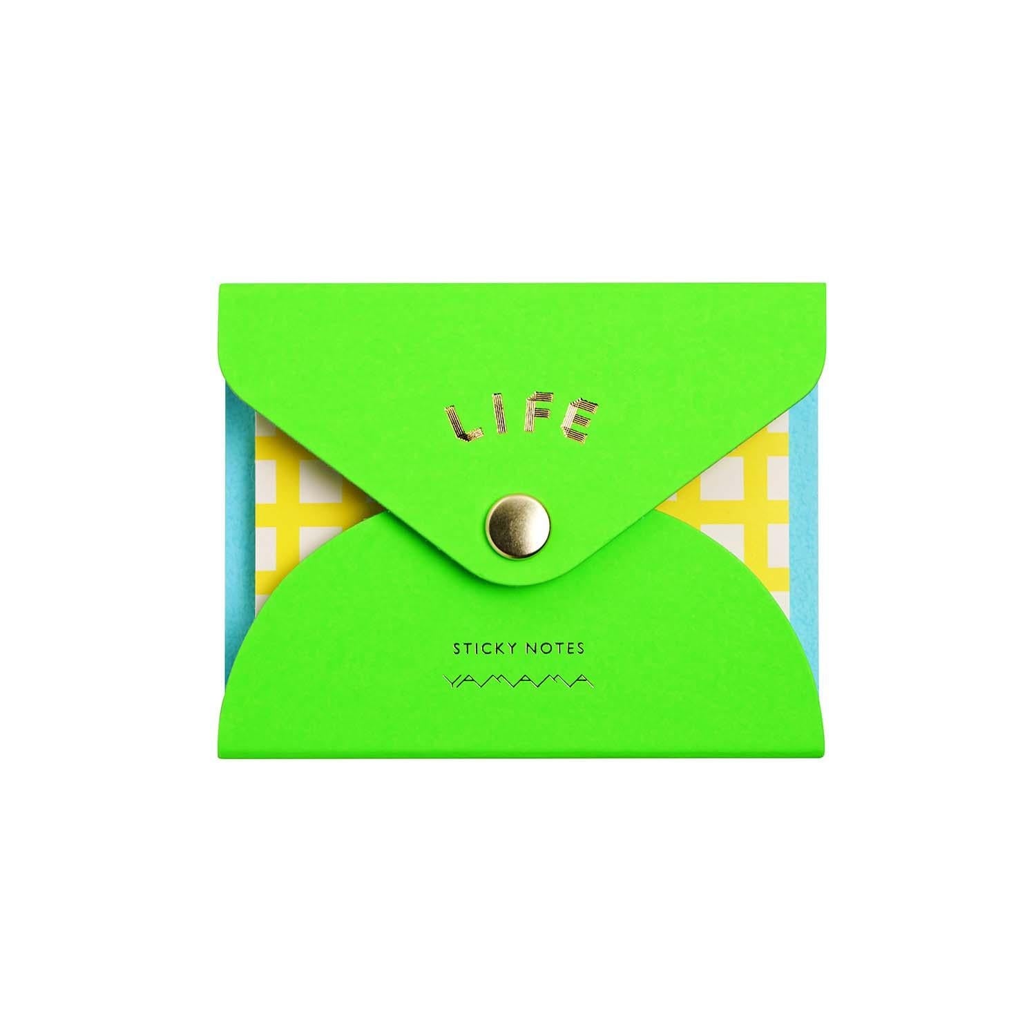 Yamama Notes Sticky Notes Yamama - Green + Light Blue