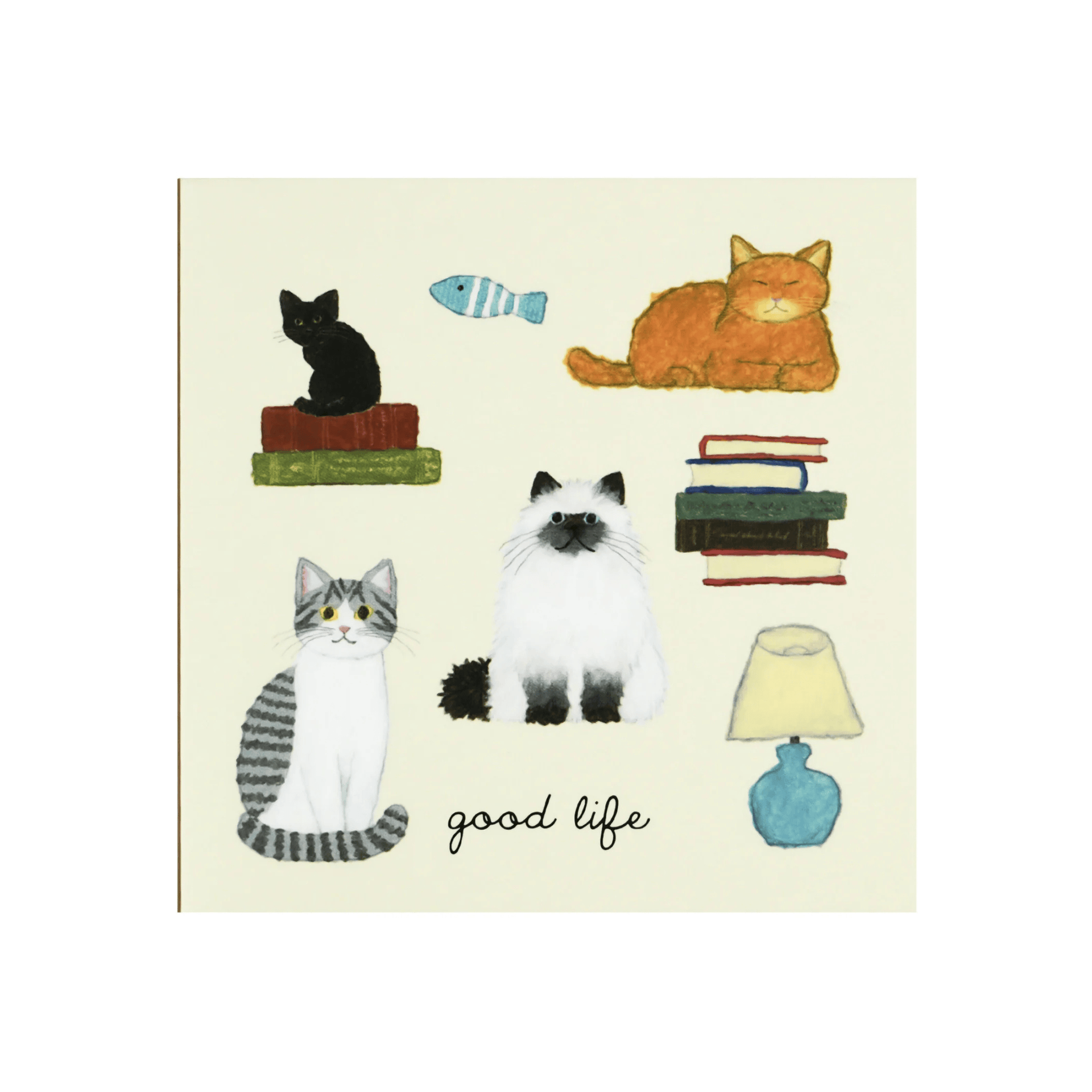 Greeting Life Notes Sticky Notes Yusuke Yonezu - Cat