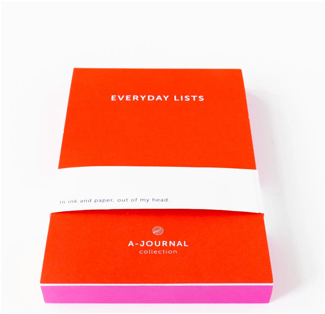 A-Journal Notes To Do List Bloc Red
