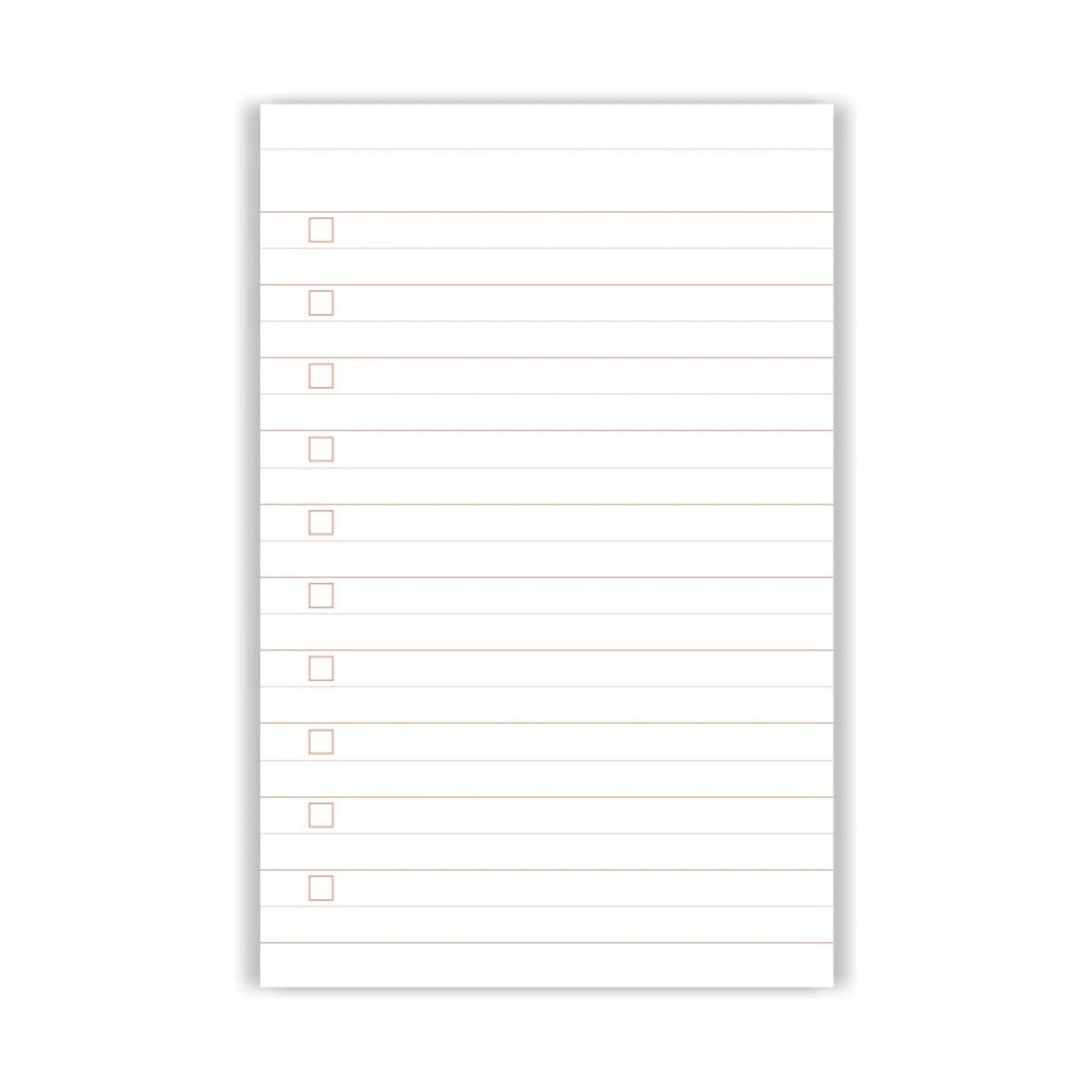 A-Journal Notes To Do List Bloc Toile de Jouy Green