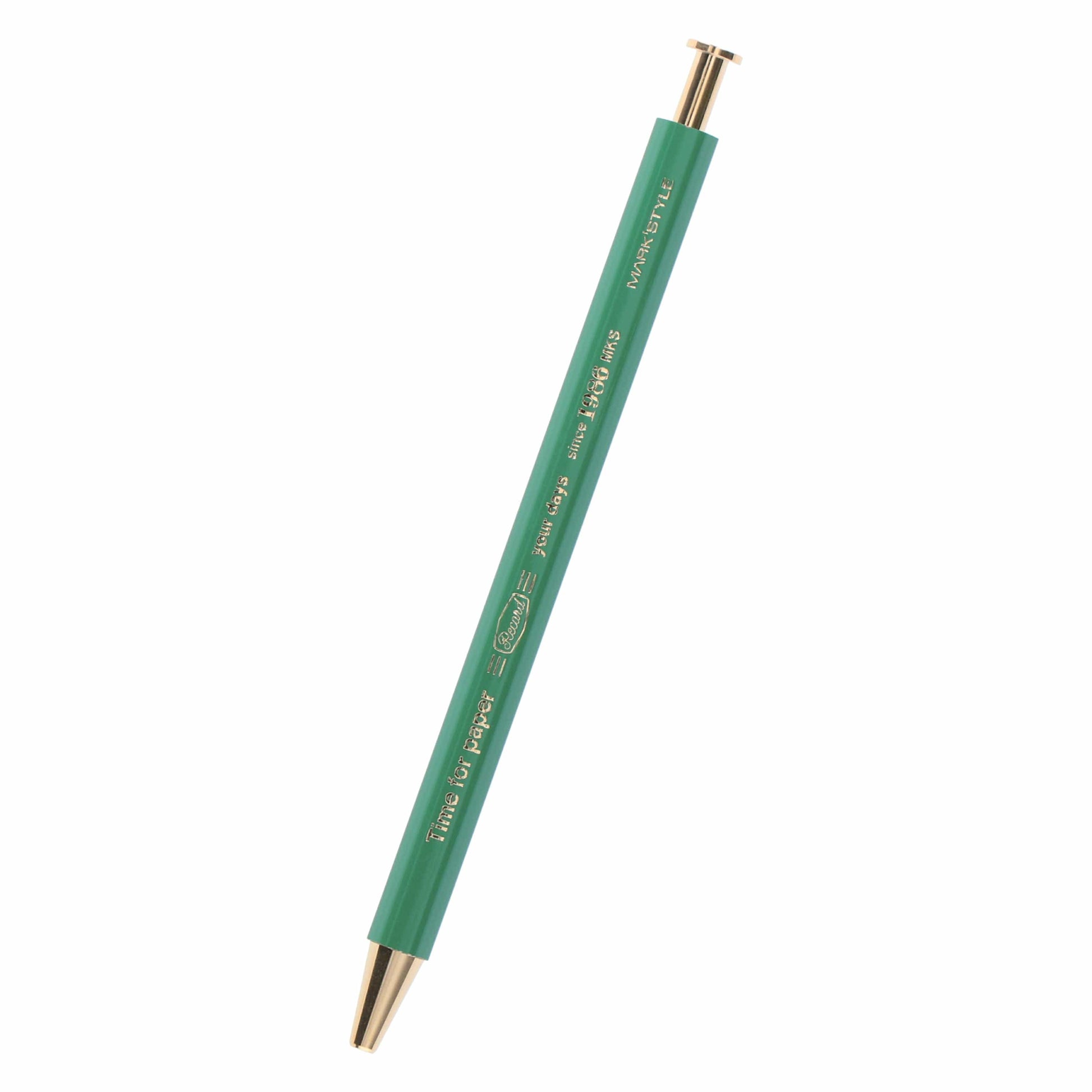 Mark's Tokyo GREEN Penna Time for Paper