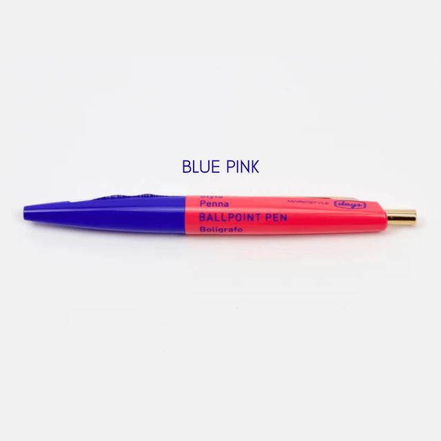 Mark's Tokyo Penne BLUE/PINK Anterique Mini Ballpoint Pen