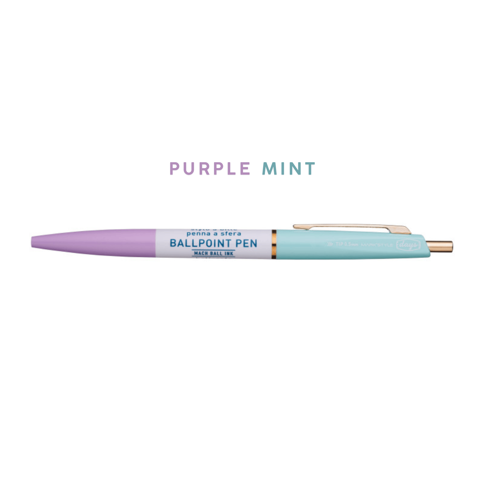 Mark's Tokyo Penne PURPLE/MINT Anterique Pen 3 Section